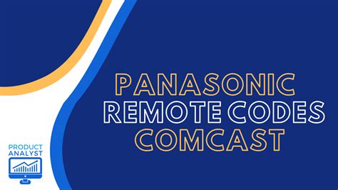 comcast remote panasonic tv codes.